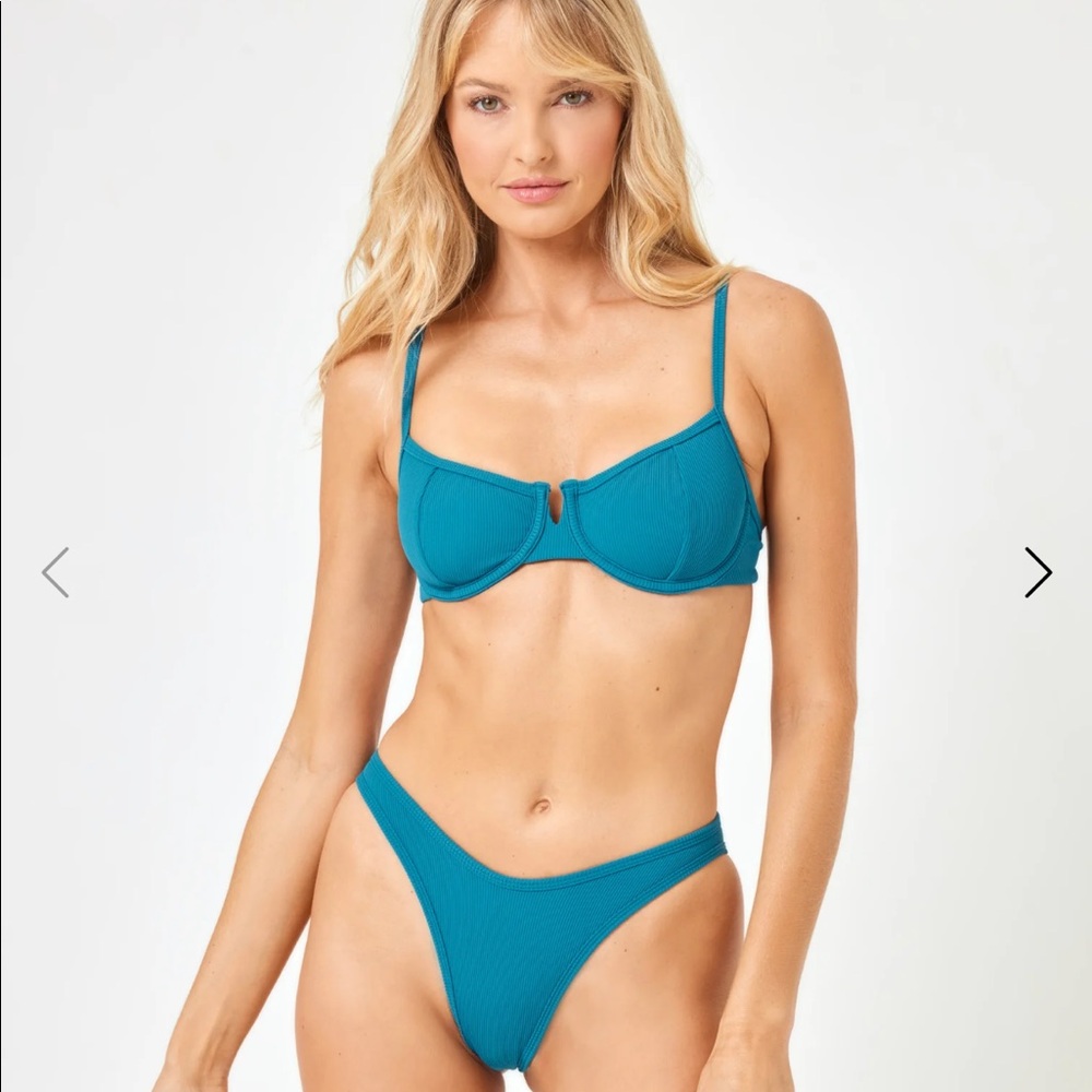 Ribbed Hunter Bikini Top